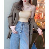 リブニットキャミソール ダブルストラップ | Miniministore | 詳細画像10