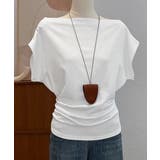 オフショルダーカットソー サイドギャザー | Miniministore | 詳細画像22