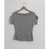 オフショルダーカットソー サイドギャザー | Miniministore | 詳細画像32