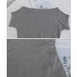 オフショルダーカットソー サイドギャザー | Miniministore | 詳細画像34