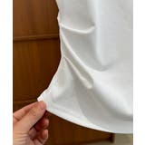 オフショルダーカットソー サイドギャザー | Miniministore | 詳細画像8
