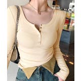 カップ付きリブニットトップス暖かインナー | Miniministore | 詳細画像8 