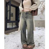 ヴィンテージ風ワイドデニムパンツ美脚 | Miniministore | 詳細画像8