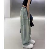 バギーデニムパンツ レディース レトロ風 | Miniministore | 詳細画像11