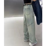バギーデニムパンツ レディース レトロ風 | Miniministore | 詳細画像12