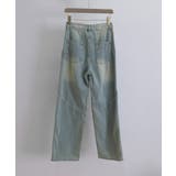 バギーデニムパンツ レディース レトロ風 | Miniministore | 詳細画像21