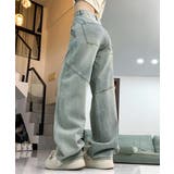 バギーデニムパンツ レディース レトロ風 | Miniministore | 詳細画像3