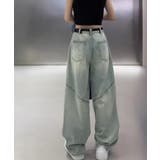 バギーデニムパンツ レディース レトロ風 | Miniministore | 詳細画像9
