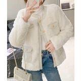 中綿入りファージャケット秋冬ボアアウター | Miniministore | 詳細画像12