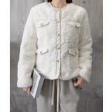 中綿入りファージャケット秋冬ボアアウター | Miniministore | 詳細画像15