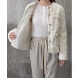 中綿入りファージャケット秋冬ボアアウター | Miniministore | 詳細画像16