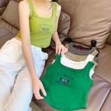 ロゴタンクトップ カップ付き レディース | Miniministore | 詳細画像11