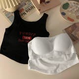ロゴタンクトップ カップ付き レディース | Miniministore | 詳細画像15