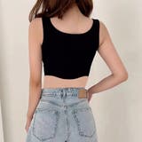 ロゴタンクトップ カップ付き レディース | Miniministore | 詳細画像7