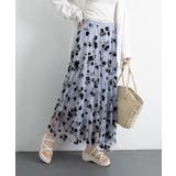 チュールスカート花柄フロッキープリント | Miniministore | 詳細画像12