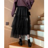 ティアードスカートロングチュールスカート | Miniministore | 詳細画像3