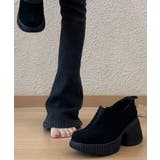 スエード調厚底スリッポンレディース韓国風 | Miniministore | 詳細画像6