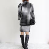 千鳥柄 ニットセットアップ レディース | Miniministore | 詳細画像8