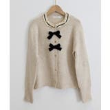 襟レースニットカーディガンリボントップス | Miniministore | 詳細画像18 