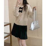 襟レースニットカーディガンリボントップス | Miniministore | 詳細画像8 