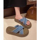 厚底サンダル レディース クロスサンダル | Miniministore | 詳細画像5