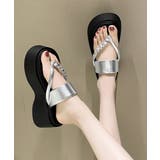 ラインストーン トングサンダル厚底美脚靴 | Miniministore | 詳細画像17