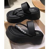 ラインストーン トングサンダル厚底美脚靴 | Miniministore | 詳細画像20
