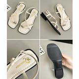 サムリングサンダル クロスストラップ夏靴 | Miniministore | 詳細画像19