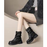 厚底ショートブーツエンジニアブーツレトロ | Miniministore | 詳細画像10