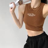 ショート丈 リブタンクトップ レディース | Miniministore | 詳細画像15