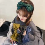 ディープグリーン | リボンカチューシャ レディース 大人っぽい | Miniministore