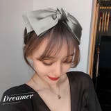 グレー | リボンカチューシャ レディース 大人っぽい | Miniministore