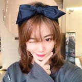 ネイビー | リボンカチューシャ レディース 大人っぽい | Miniministore
