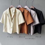 クロップド丈 テーラードジャケット 半袖 | Miniministore | 詳細画像2