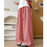 ギンガムチェックワイドパンツハイウエスト | Miniministore | 詳細画像16 
