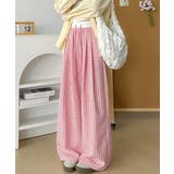ギンガムチェックワイドパンツハイウエスト | Miniministore | 詳細画像19 