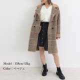 グレンチェック チェスターコート 韓国 | Miniministore | 詳細画像15