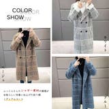 グレンチェック チェスターコート 韓国 | Miniministore | 詳細画像2
