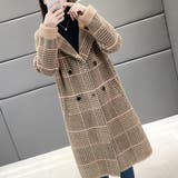 グレンチェック チェスターコート 韓国 | Miniministore | 詳細画像5