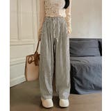 ストライプセミワイドパンツ ハイウエスト | Miniministore | 詳細画像16 