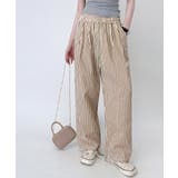 ストライプセミワイドパンツ ハイウエスト | Miniministore | 詳細画像20 