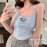 カップ付き タンクトップ ショート丈韓国 | Miniministore | 詳細画像13