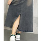 デニムマキシスカート バックスリット入り | Miniministore | 詳細画像23 