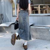 デニムスカート ロング Aラインスカート | Miniministore | 詳細画像6