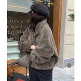 ファージャケット レディースボアブルゾン | Miniministore | 詳細画像1