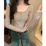 ヘンリーネックリブカットソー ニットソー | Miniministore | 詳細画像11