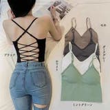 カップ付き キャミソール クロス2way | Miniministore | 詳細画像2 
