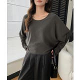 ドルマンスリーブTシャツ 長袖カットソー | Miniministore | 詳細画像3