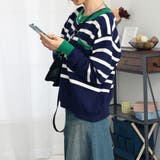 ボーダー柄カーディガン レディースニット | Miniministore | 詳細画像13 