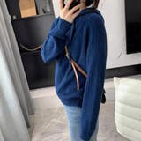 リブニットパーカーレディース韓国トップス | Miniministore | 詳細画像12 